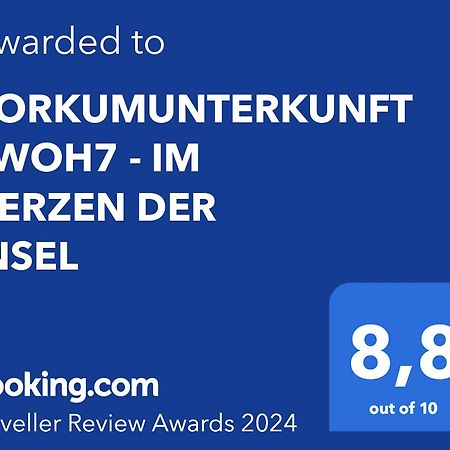 Borkumunterkunft - Woh7 - Im Herzen Der Insel Ngoại thất bức ảnh